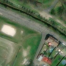 Sand Volleyball Court — aerial view