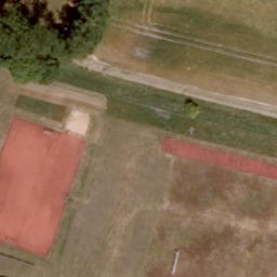 Tartan Volleyball Court, Stadtlauringen — aerial view