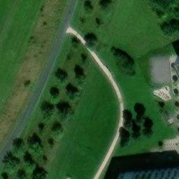 Grass Volleyball Court, Frankfurt am Main — aerial view