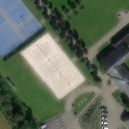 Volleyball Court — aerial view
