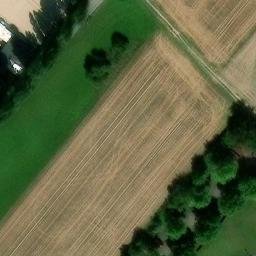 Sand Volleyball Court in Steinbach am Taunus, Hessen — aerial view