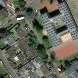 Tartan Volleyball Court, Bruchköbel — aerial view