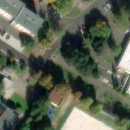 Sand Volleyball Court — aerial view