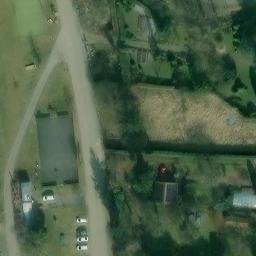 Volleyball Court near Klecany — aerial view