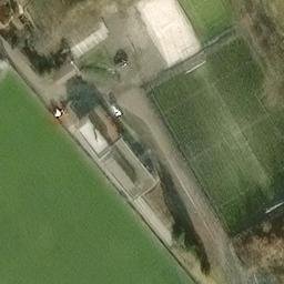Sand Volleyball Court — aerial view