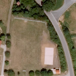Beachvolleyballfeld Altenmünster — aerial view