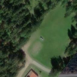 Grass Volleyball Court — aerial view