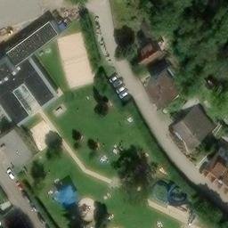 Sand Volleyball Court, Bad Soden am Taunus — aerial view