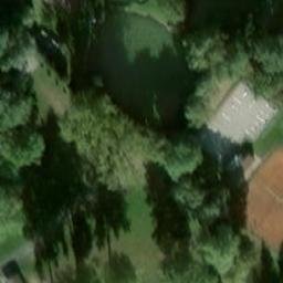 Sand Volleyball Court — aerial view