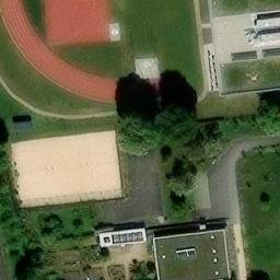 Lamboy Beach Volleyball Court — aerial view