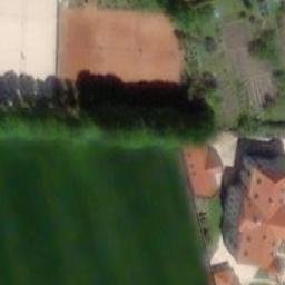 Sand Volleyball Court — aerial view