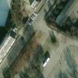 Sand Volleyball Court — aerial view