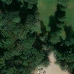 Grass Volleyball Court, Frankfurt am Main — aerial view