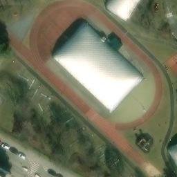 Sand Volleyball Court — aerial view