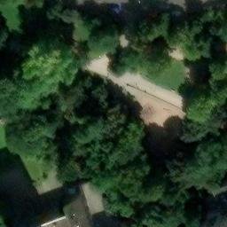 Volleyball Court, Frankfurt am Main — aerial view