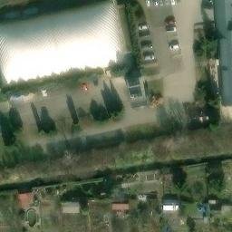 Sand Volleyball Court — aerial view