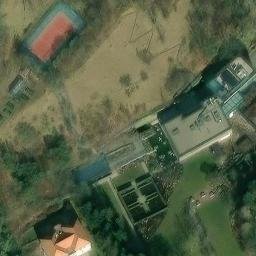 Volleyball Court near Prague — aerial view