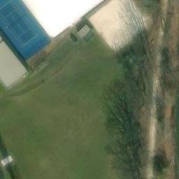 Sand Volleyball Court — aerial view