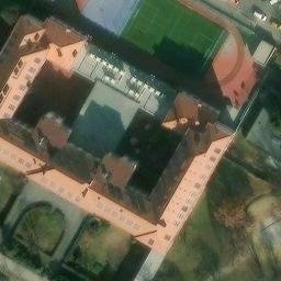 Volleyball Court — aerial view