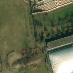Volleyball Court near Praha — aerial view