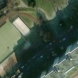 Sand Volleyball Court — aerial view