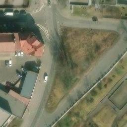 Sand Volleyball Court — aerial view