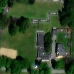 Sand Volleyball Court — aerial view