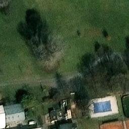 Sand Volleyball Court — aerial view