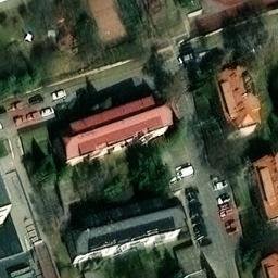 Volleyball Court near Praha — aerial view