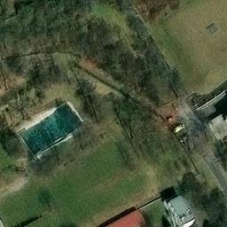 Sand Volleyball Court — aerial view