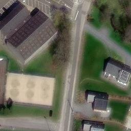Sand Volleyball Court — aerial view