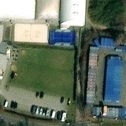 Sand Volleyball Court — aerial view