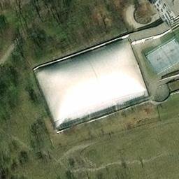 Sand Volleyball Court — aerial view