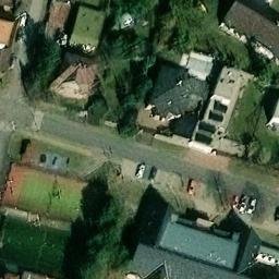 Volleyball Court near Praha — aerial view