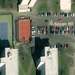 Sand Volleyball Court — aerial view