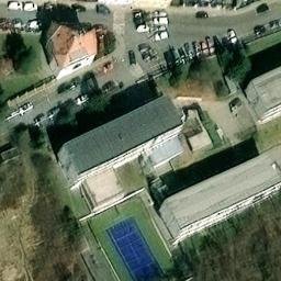 Volleyball Court near Praha — aerial view