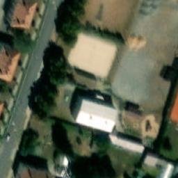 Sand Volleyball Court — aerial view