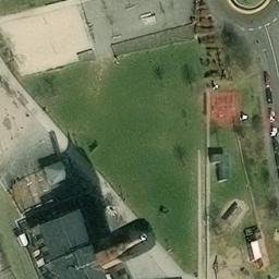 Sand Volleyball Court, Wiesbaden — aerial view