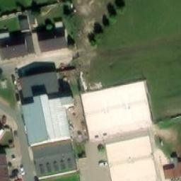 Sand Volleyball Court — aerial view