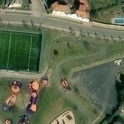 Volleyball Court — aerial view