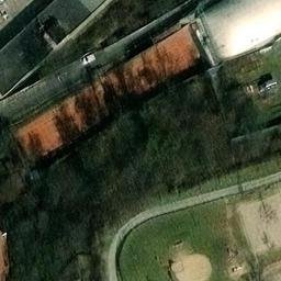Volleyball Court near Praha — aerial view