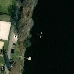 Sand Volleyball Court — aerial view