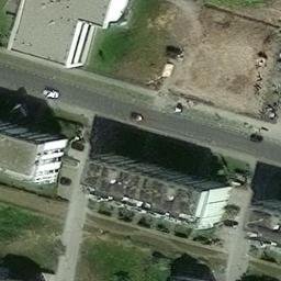Sand Volleyball Court in Neu-Isenburg, Hessen — aerial view
