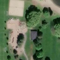 Woodsdale Beach Volleyball Court #2 — aerial view