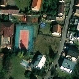 Volleyball Court near Praha — aerial view