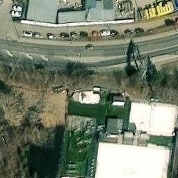 Sand Volleyball Court — aerial view