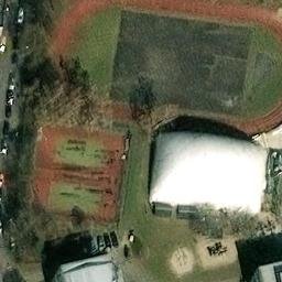 Sand Volleyball Court — aerial view