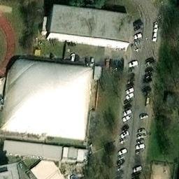 Sand Volleyball Court — aerial view