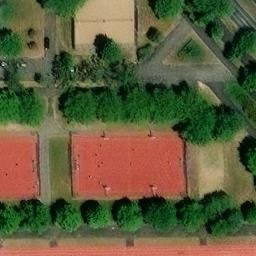 Sand Volleyball Court, Schweinfurt — aerial view