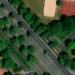 Sand Volleyball Court, Schweinfurt — aerial view